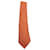 Corbata Hermès Dada Vroum en seda naranja  ref.571775