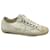 Golden Goose V-STAR Low Top Sneakers with Vintage-Effect in White Cowhide Leather  ref.571776