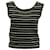 Sandro Paris Knitted Sleeveless Top in Black Viscose.  Cellulose fibre  ref.571783