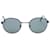 Runde Saint Laurent Sonnenbrille aus schwarzem Metall  ref.571791