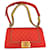 Chanel Boy Limited Edition Rote gesteppte Kette Leder  ref.571830