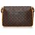 Louis Vuitton Marrone Monogram Sac Gibeciere GM - vista 3