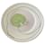 Hermès 6 Nil Platine dessert plates White Glass  ref.572002