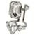 Alexander Mcqueen Jewell Cushion Ring in Silver Brass Silvery Metallic  ref.572038