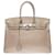 Hermès Impressionante bolsa Hermes Birkin 35 cm de couro Togo Cinzento Rola, guarnição de metal prata paládio Cinza  ref.572201
