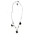 Dior necklace Silver hardware Metal  ref.572216