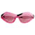 lunettes de soleil bottega veneta modèle ridge rose Métal  ref.572534