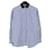 Céline *CELINE Striped Cotton Broad Shirt Blue 38 Ladies  ref.572576