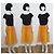 Falda de malla amarillo coral de Maison Scotch & Soda - vista 2