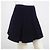 Minigonna Sacai Luck gessata blu navy - vista 2