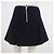 Minigonna Sacai Luck gessata blu navy - vista 3