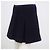 Minigonna Sacai Luck gessata blu navy - vista 5