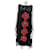 Lanvin Robe Noire à Fleurs Pailletées Coton  ref.572729