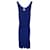 Chanel Vestidos Azul Seda Algodón  ref.572775