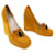 Zapatos de tacón con cuña de Emilio Pucci Mostaza Suecia  ref.572852