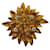 Yves Saint Laurent Pins & Broschen Golden Aus weiß Metall Perle  ref.572989