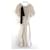 Prada SS09 Crinkled Dress Cream Acetate  ref.573081