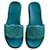 Chanel Mules Turchese Pelle verniciata