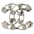 Chanel Pins & brooches Silvery Metal  ref.573146