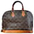 Alma Louis Vuitton Handbags Brown Cloth  ref.573155