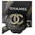 Chanel CC B14Spilla GHW con logo arruffato in smalto cristallo P D'oro Metallo  ref.573174