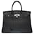 Hermès Superbe sac à main Hermes Birkin 35 cm en cuir Taurillon Clémence gris Graphite, garniture en métal ruthenium  ref.573198