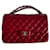 Timeless classic CHANEL bag Red Lambskin  ref.573213