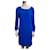 Diane Von Furstenberg Vestido azul royal Eribec DvF Viscosa Rayo  ref.573281