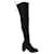 Stuart Weitzman Tieland Stretch Thigh High Boots in Grey Suede  ref.574004
