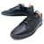 LOUIS VUITTON LINE UP DAMIER GRAPHITE SNEAKERS SHOES 45 SNEAKERS SHOES Black Leather  ref.574180