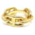 Hermès HERMES REGATE ANCHOR CHAIN SCARF RING H601004S GOLD SCARF RING Golden Metal  ref.574237