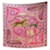 Hermès NEUER HERMES SCHAL DIE SAVANA DANCE ARTISTS CARRE WASH 140 SACRF ROSA SEIDE Pink  ref.574238
