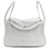 Hermès HERMES LINDY HANDBAG 34 SWIFT WHITE LEATHER HAND BAG  ref.574247