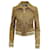 Dolce & Gabbana Zipped Jacket in Brown Leather Beige  ref.574261