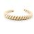 BRACCIALE AURELIE BIDERMANN DIANA IN RESINA AVORIO E ORO 18K 16BRACCIALI IN CM Bianco