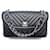 NEW CHANEL TIMELESS BANDOULIERE HANDBAG IN BLACK CHEVRON LEATHER HAND BAG  ref.574454