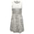 Theory Mini abito senza maniche con tasche laterali a pieghe in lino bianco Biancheria  ref.574501