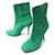 BALENCIAGA BOOTIE SHOES 245484 40 GREEN SUEDE SHOES BOOTS  ref.574805
