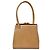 Little Liffner Bolsa Mademoiselle em couro marrom com relevo - vista 2