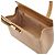 Little Liffner Bolsa Mademoiselle em couro marrom com relevo - vista 3