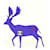 Chanel 01Broche con motivo de ciervo y logotipos de CC Rosa ramillete  ref.574975