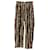 Pantalones estampados Nanushka Jiro en algodón marrón  ref.575064