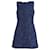 Diane Von Furstenberg Abito Yvette in tweed di cotone blu  ref.575125