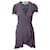 Diane Von Furstenberg Printed Mini Wrap Dress in Multicolor Silk Multiple colors  ref.575144