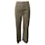 Lanvin Grosgain Waist Trousers in Beige Wool  ref.575313