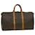 Louis Vuitton Keepall Bandouliere 50 Brown Cloth  ref.575589