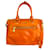 Miu Miu Gathered Orange Leather  ref.575615