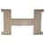 Hermès Plata Descatalogado 42mm Hebilla vintage cepillada Metal  ref.576097