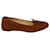 Charlotte Olympia Cat Face Moccasin in Brown Suede  ref.576250