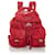 Prada Tessuto Drawstring Backpack Red Cotton  ref.576431